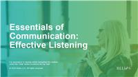 Essentials of Communication: Effective Listening